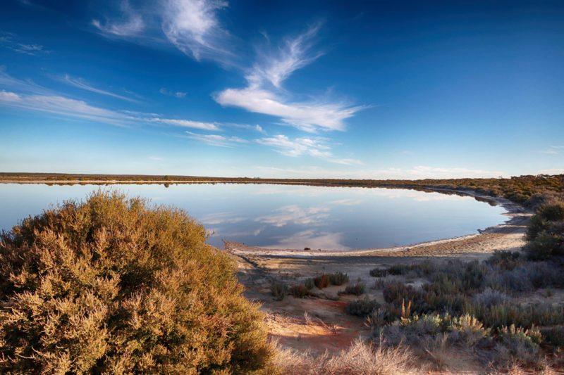 lake king e i riflessi al sud del western australia
