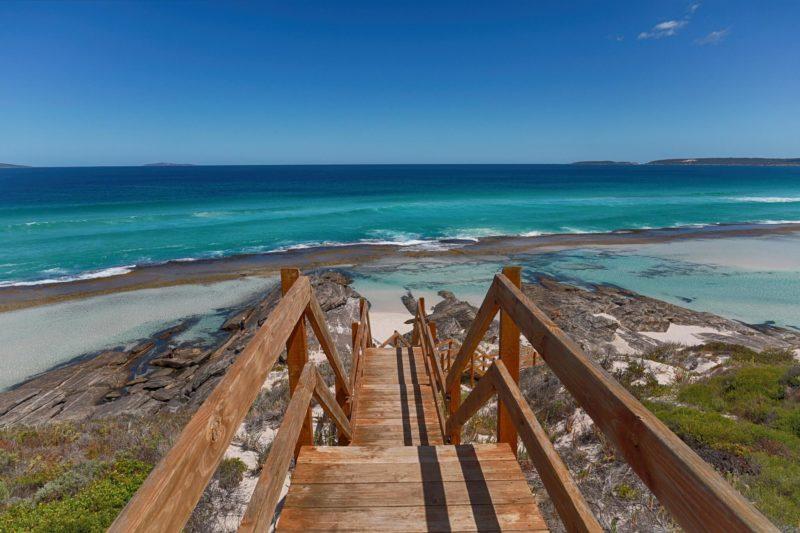 11 mile beach scalinata, sud del western australia