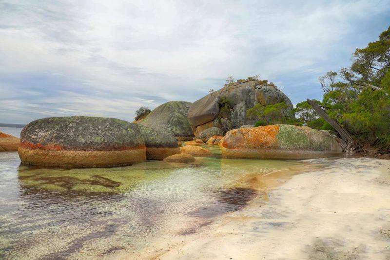 two peoples bay colori delle rocce, a sud del western australia