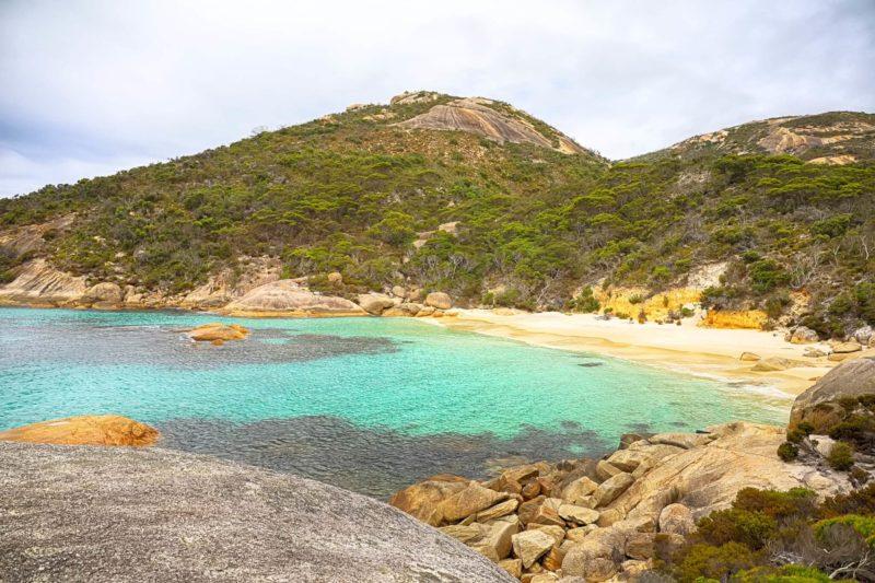 waterfall beach a sud del western australia