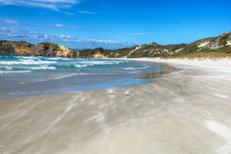 nanarup beach a sud del western australia