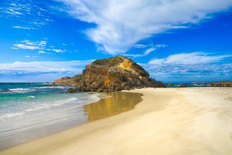 nanarup beach e il sasso