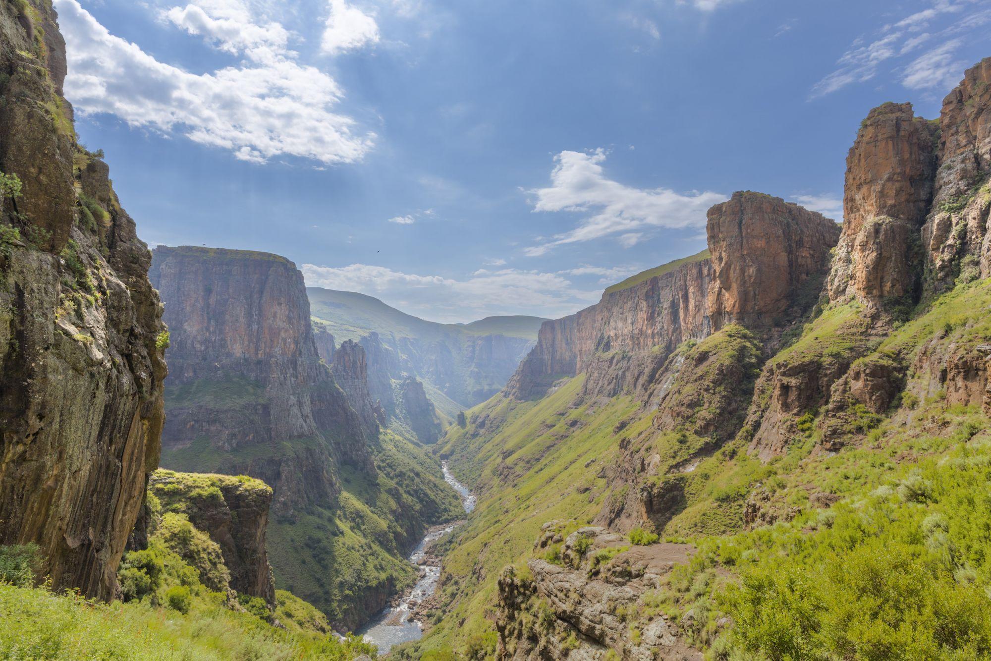 Lesotho: spectacular mountains in southern Africa