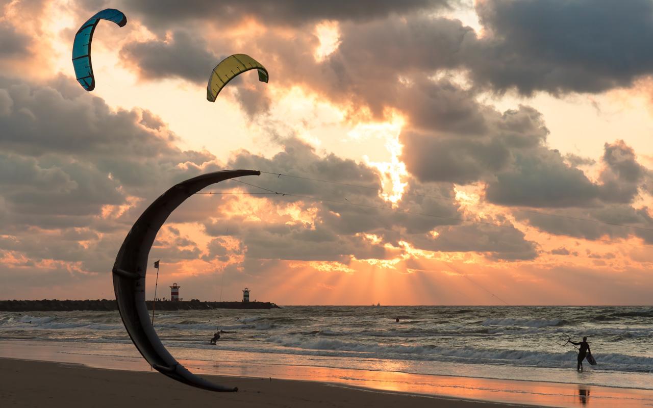 Urlaub Im Juli Surfen Niederlande