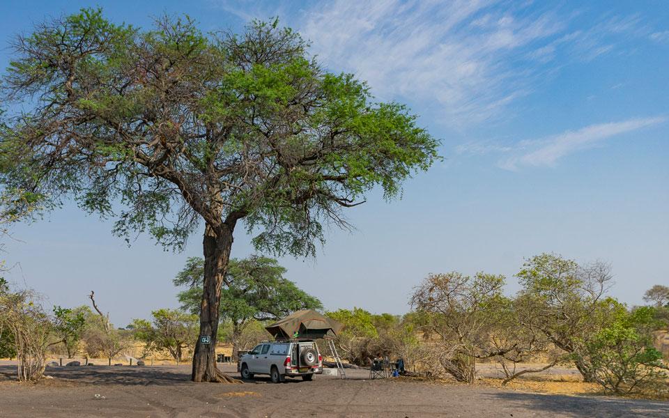 Unsere Campsite in Savuti | Botswana
